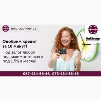 Получить кредит под залог квартиры быстро в Киеве