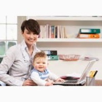 Робота для матерів y відпусці по догляду за дитиною, в інтернеті, неповний день